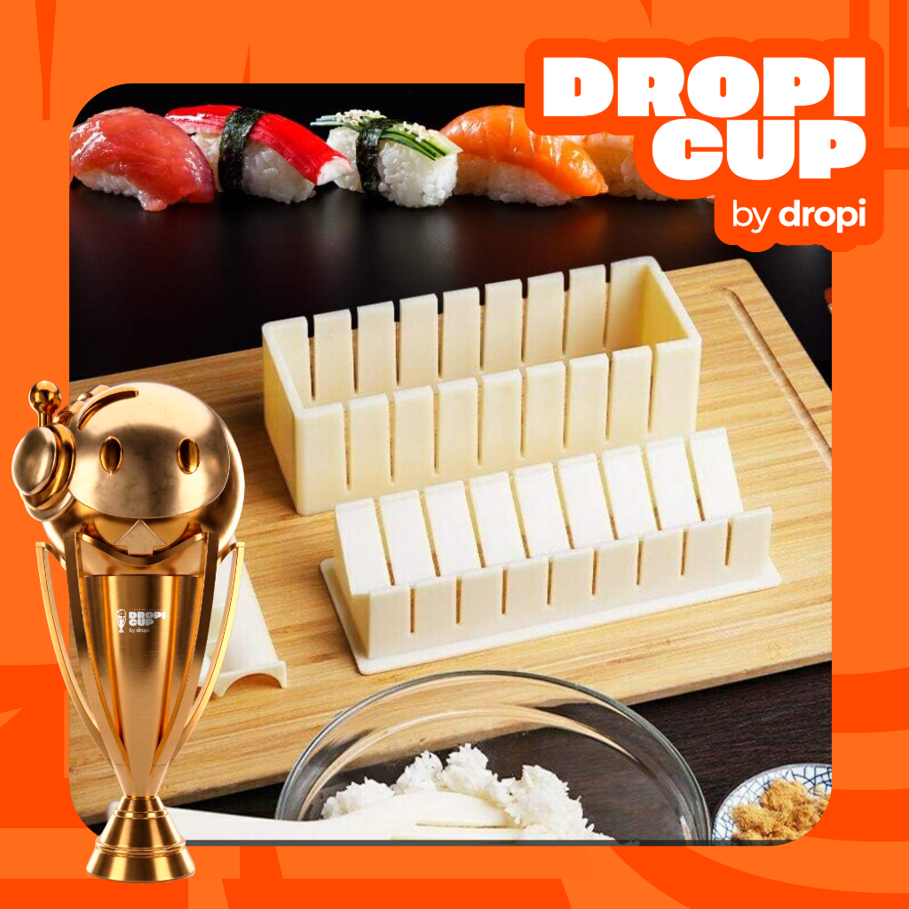 DROPI CUP-MOLDE CON RANURA PARA HACER SU